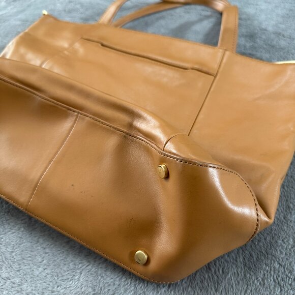 Hobo International Camel Brown Leather Handbag Shoulder Bag Purse - Picture 4 of 8